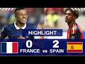 France 0 2 Spain Highlights Semi Finals FIFA World Cup 2026 Semi Finals