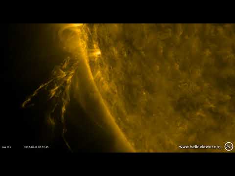 AIA 171 (2017-10-18 05:08:57 - 2017-10-18 06:08:21 UTC)
