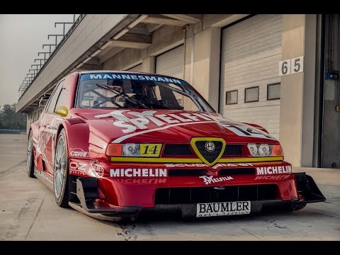 Alfa Romeo 155 DTM Streckentest (ITC 1996) - Davide Cironi (SUBS)