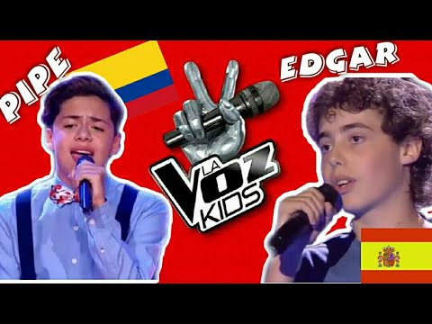 Pipe Prado (Colombia) vs Edgar (España) "Y como es el"—LA VOZ KIDS