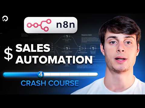 Build an AI sales assistant with n8n | COMPLETE n8n crash course [Part 4]