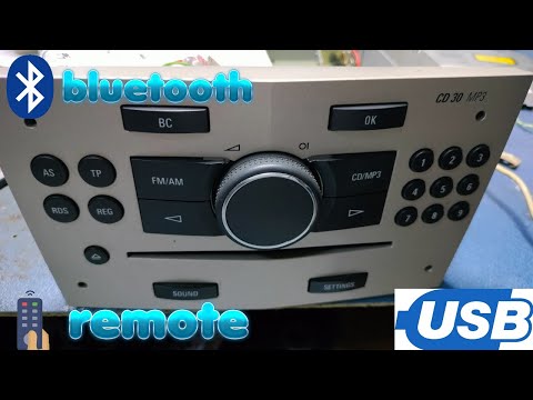 Delphi Grundig CD 30 MP3 Tape Remote Control USB Bluetooth Module Installation Opel Astra