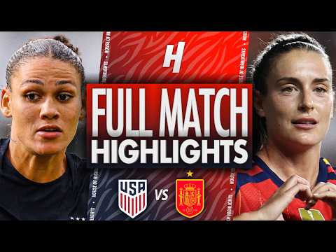 USA vs Spain - FULL Highlights & Goals | FIFA Women's International Friendly