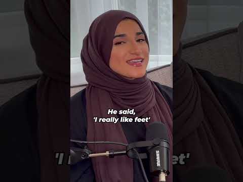 POV: He's Into Feet 👣💀 #muslimcouple #podcast  #shorts  #funny