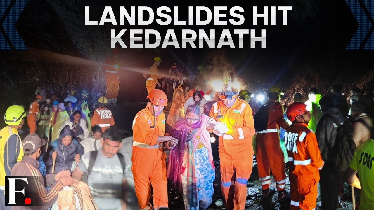 India: Kedarnath Route Hit By Landslide, Over 10,000 Pilgrims Rescued | FP Video