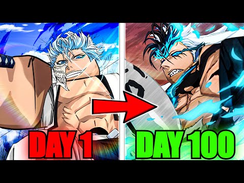 Spending 100 Days As SEGUNDA Grimmjow Jaegerjaquez In Peroxide...(Roblox)