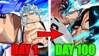 Spending 100 Days As SEGUNDA Grimmjow Jaegerjaquez In Peroxide...(Roblox)