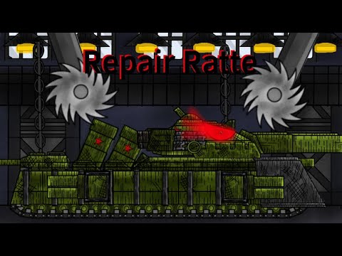 Repair of the soviet monster ratte - Cartoons about tanks