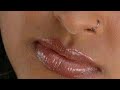 Oily Lips And Face Of Actress Sneha Closeup