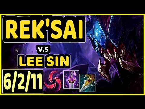 NJI (REK'SAI) vs LEE SIN - 6/2/11 KDA JUNGLE GAMEPLAY - EUW Ranked GRANDMASTER