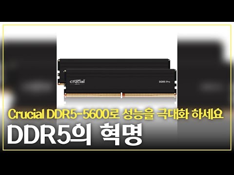 게임성능이 차원이 다르다! 마이크론 Crucial DDR5-5600 메모리 완벽 리뷰