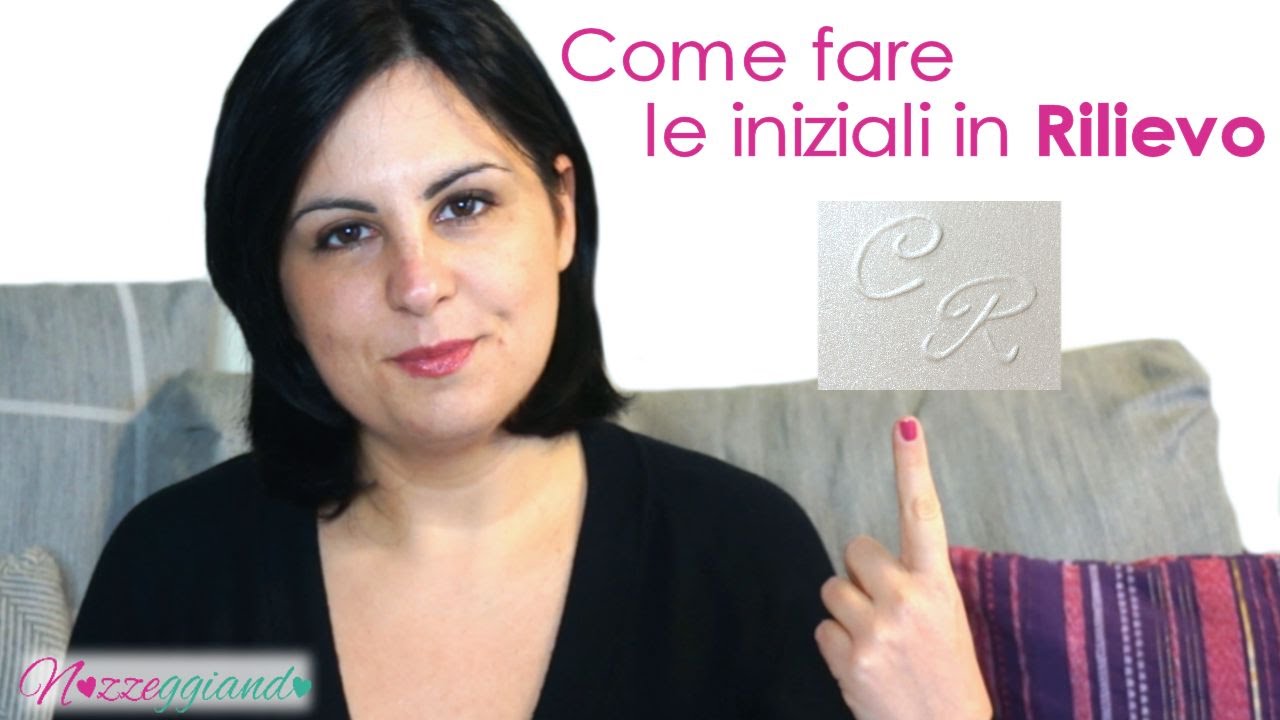 Monogramma - Come fare le iniziali in rilievo - Tutorial Matrimonio | Nozzeggiando