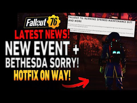 NEW Event Added, Bethesda Apologise and MORE! | Fallout 76 Latest News