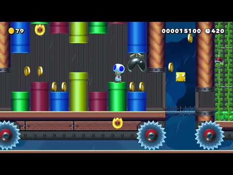 King Boo's Horror Train 2 by Christo23 🍄 Super Mario Maker 2 #ail 😶 No Commentary