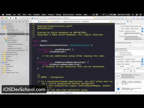 QuickChat 2.0 (whats app like chat app tutorials with call function on swift 3) setup part 8