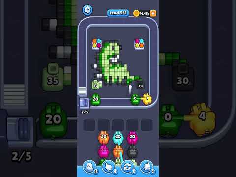 Pixel Flow Level 551 Walkthrough