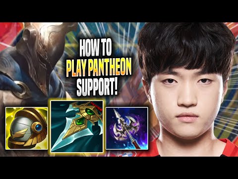 LEARN HOW TO PLAY PANTHEON SUPPORT LIKE A PRO! - T1 Keria Plays Pantheon SUPPORT vs Nautilus!