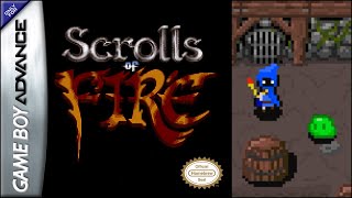 Scrolls of Fire - Homebrew [GBA] Gameplay