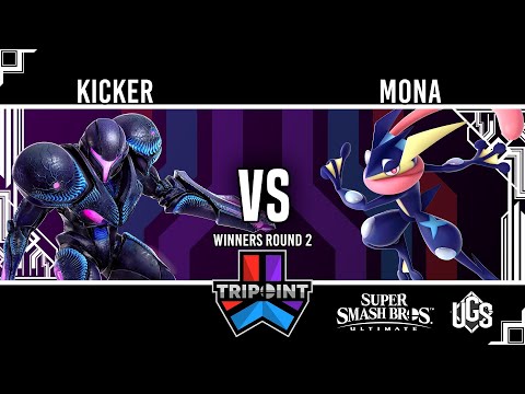 Tripoint Smash 137 - Winners Round 2 - Kicker(Dark Samus) Vs. Mona(Greninja)