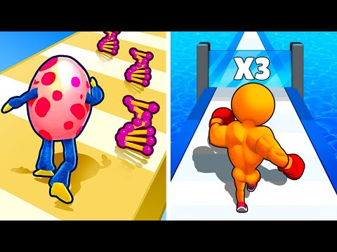 Monster Egg  vs Level Up Runner |⭐✅❤️✅⭐| All Level Gameplay Android iOS DFG235