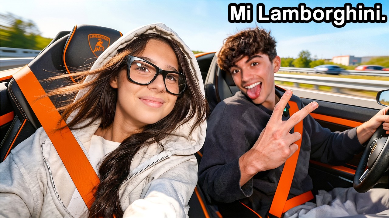 Lucia Correa Reacciona a Mi Lamborghini.