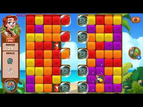 Lost Island: Blast Adventure. Levels 203-207.