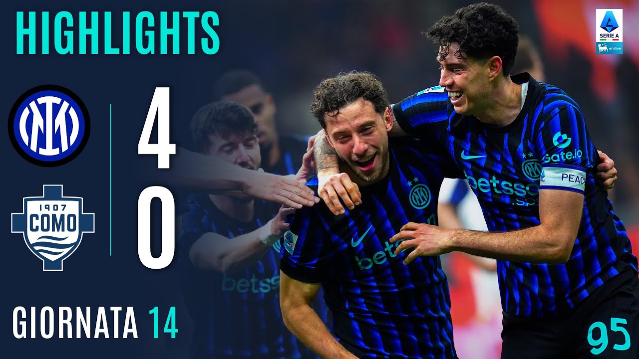 INTER-COMO 4-0 | HIGHLIGHTS | 14ª GIORNATA | SERIE A ENILIVE 2025/26