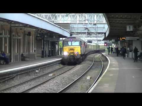 5M43 57313 & 57316 Southall Wcr to Crewe Down Refuge Siding