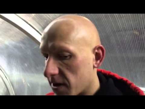 Matt Richards after the 2-0 defeat at Hartlepool