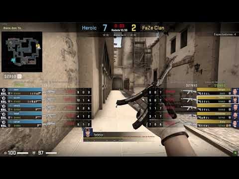 Pov Twistzz (20/11) CS GO DEMO - MIRAGE - 16 FAZE VS 10 HEROIC (IEM Cologne - 11/07/2021)