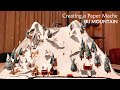 Creating a Paper Mache Snowy Ski Mountain - DIY Ski Slope - Sinterklaas Surprise