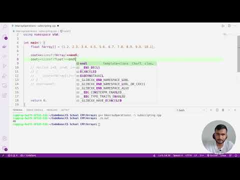 Array Operations Subscript Operation Continued