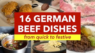 16 German Beef Dishes - Traditional German Beef Recipes