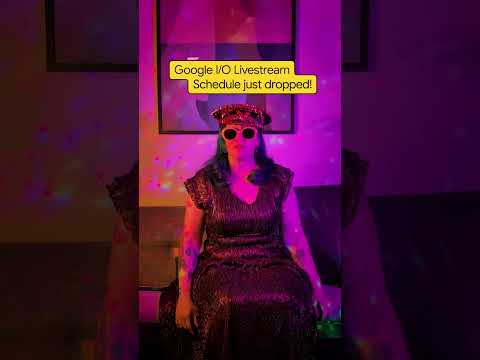 Video Thumbnail: Oh, did the #GoogleIO Livestream Schedule just drop?