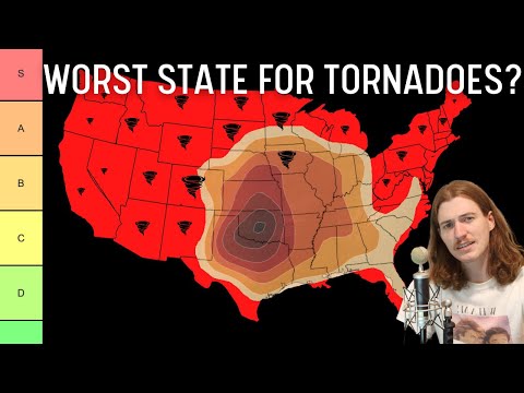 Every US State Ranked By Tornado Activity - Tornado State Tier List