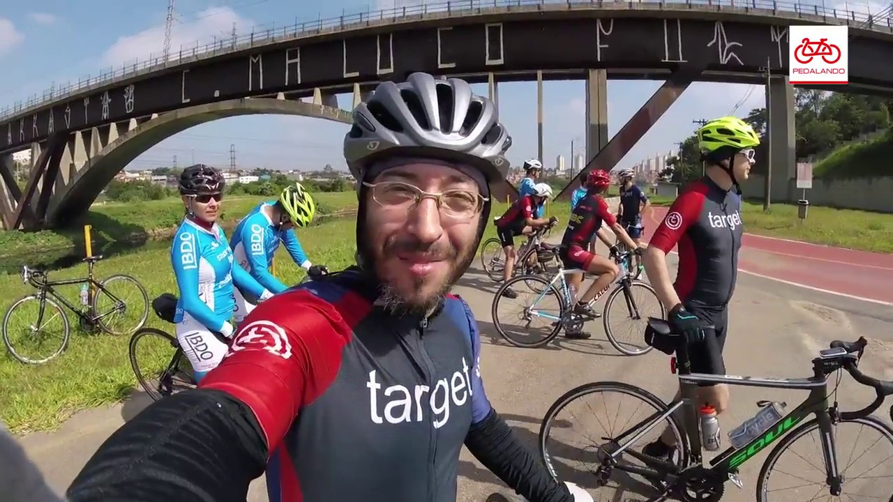 Jean Coloca + Target e galera Pedalando na Ciclovia SP