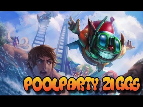 Poolparty Ziggs I Skin Spotlight I League of Legends