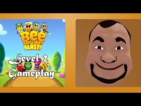 Bee Brilliant Blast 🐝 🌻 🌼 💐 🌸 Level 2 - Bee Brilliant Blast 👑 no Buster Gameplay #2 ✅