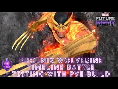Phoenix Wolverine Timeline Showcase With PVE Built | CTP Rage | Marvel Future Fight