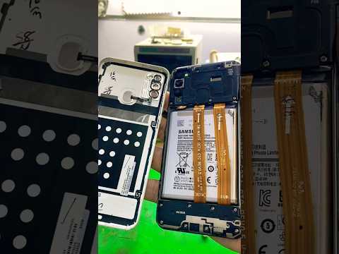 Remove Back Cover Samsung M30S #samsung #smartphone #mobile #tech #phonerepairskills #reels