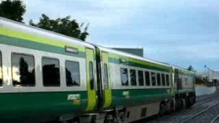 preview picture of video 'Irish Rail - Iarnród Éireann InterCity from Dublin Heuston...'