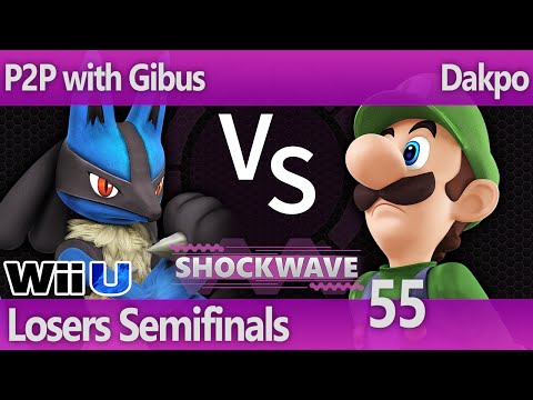 SW 55 Smash 4 - P2P with Gibus (Lucario) vs FX | Dakpo (Luigi) - Losers Semifinals