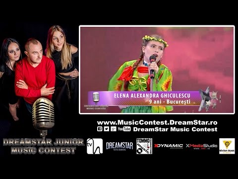 Elena Alexandra Ghiculescu - Satra (voce live) | DreamStar Junior Music Contest | Ed. 4 Sez. 1