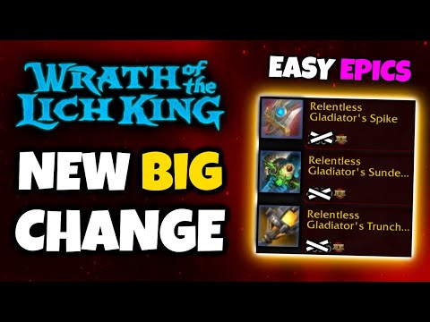 Easy Epics Before Phase 4 in WOTLK Classic