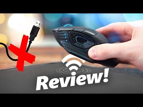 Corsair Dark Core RGB SE Wireless Mouse + MM1000 Qi Mouse Pad Review!