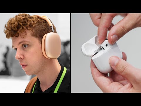 Apple probó AirPods en colores llamativos