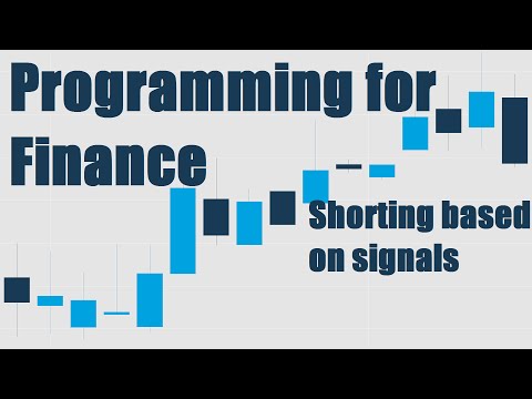 See Description Shorting based on Sentiment Analysis signals Python for Finance 11