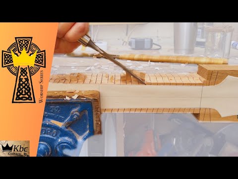 Creating a GUITAR NECK, with just HAND TOOLS! - Worship Series S1 Ep3