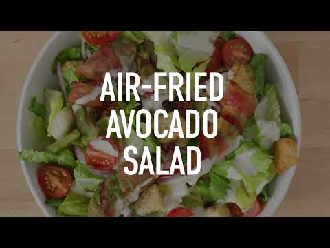 Air-Fried Avocado BLT Salad