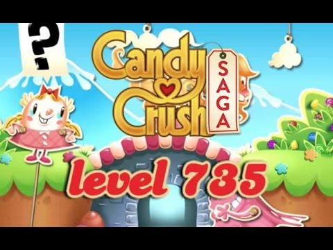 Candy Crush Saga Level 735 - ★